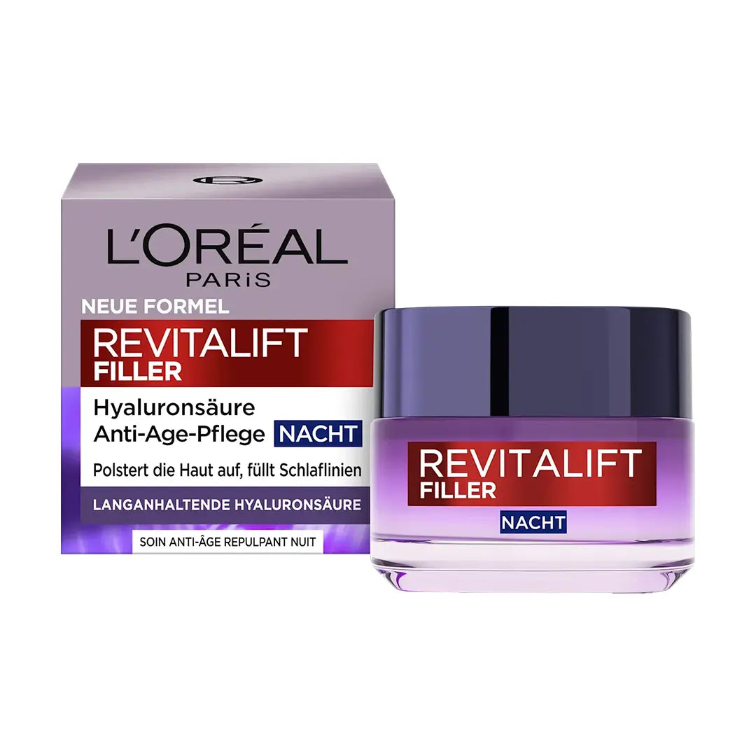 L'ORÉAL PARIS REVITALIFT Filler Anti-Ageing Night Cream 50ml