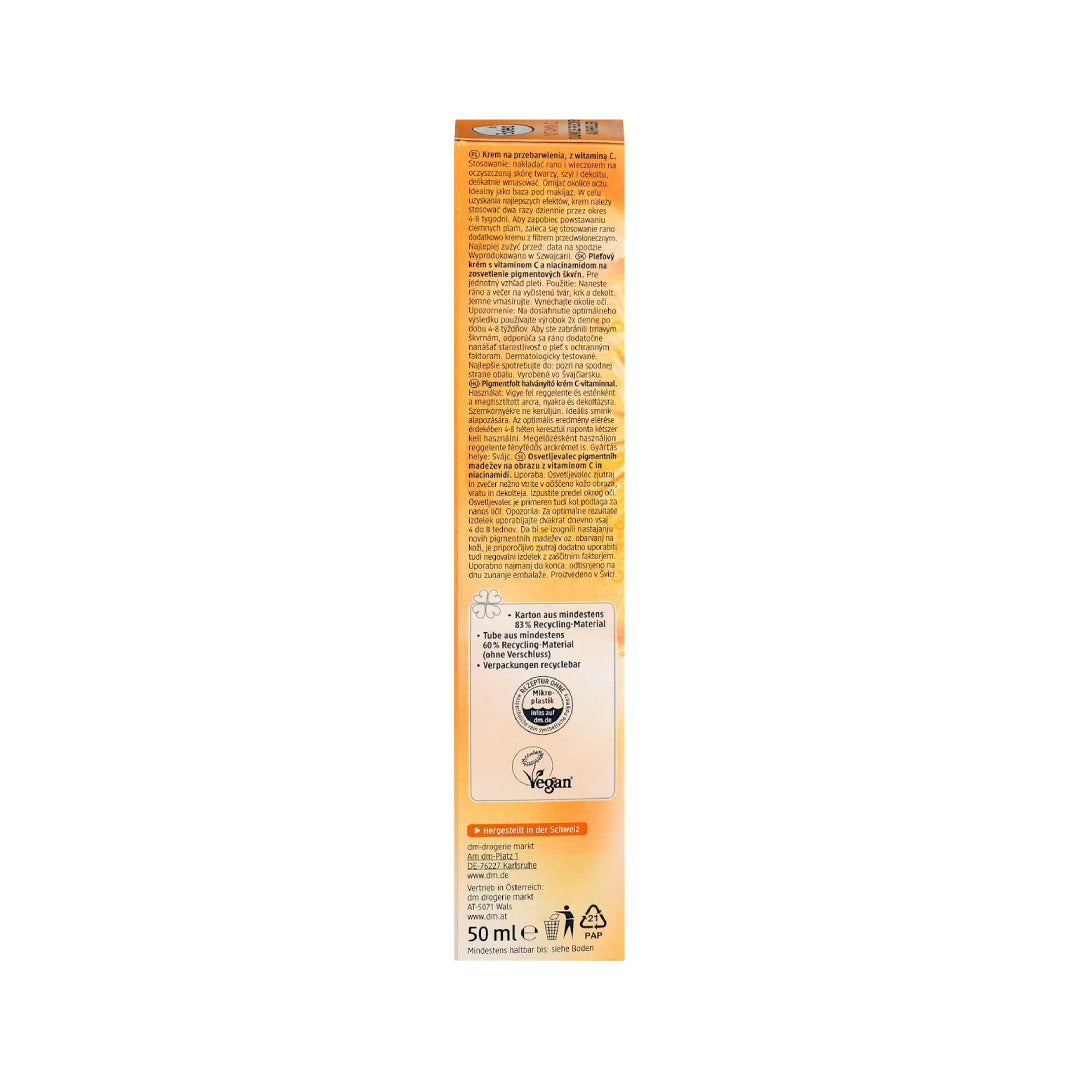 Balea Vitamin C Dark Spot Lightener Facial Cream 50 ml
