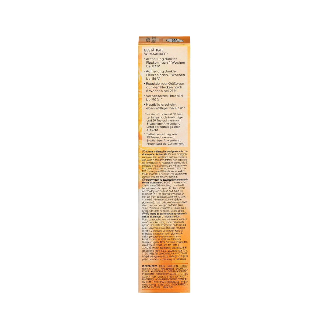 Balea Vitamin C Dark Spot Lightener Facial Cream 50 ml