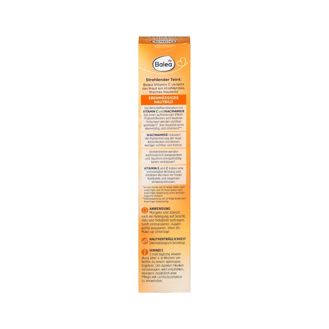 Balea Vitamin C Dark Spot Lightener Facial Cream 50 ml