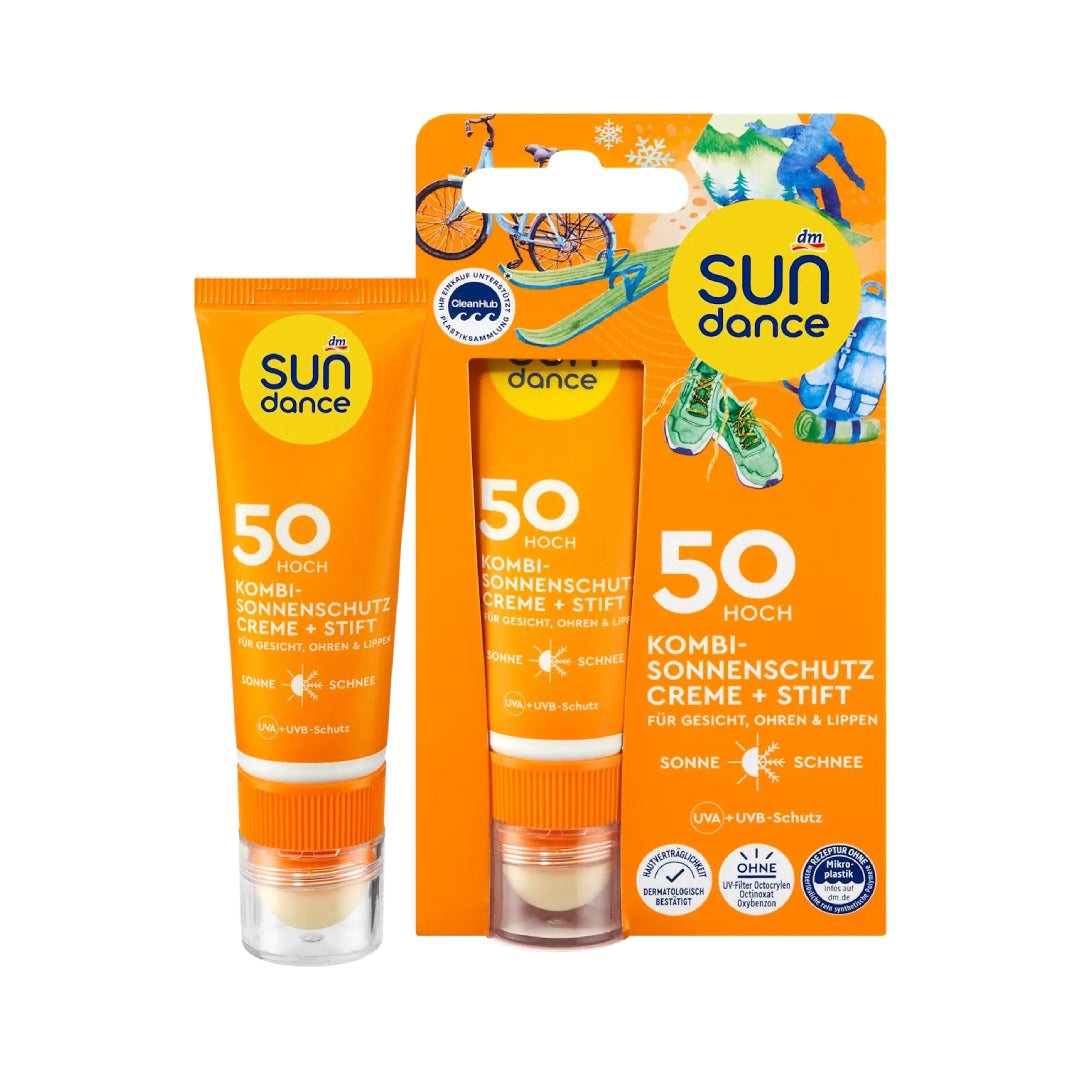 SUNDANCE Sunscreen Combo Face Cream + Stick SPF 50