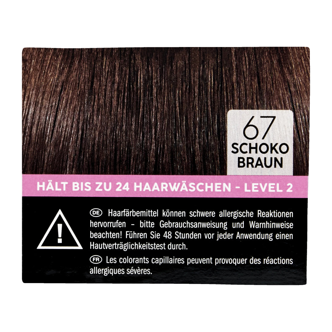 ISANA PROFESSIONAL Hair Dye Intensive Cream Tint 67 Chocolate Brown