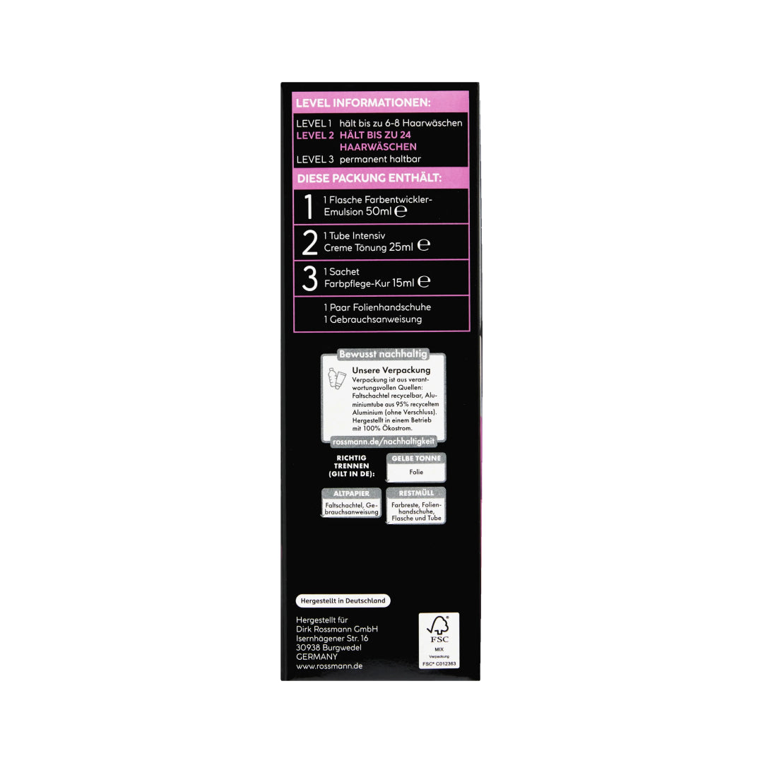 ISANA PROFESSIONAL Hair Dye Intensive Cream Tint 67 Chocolate Brown