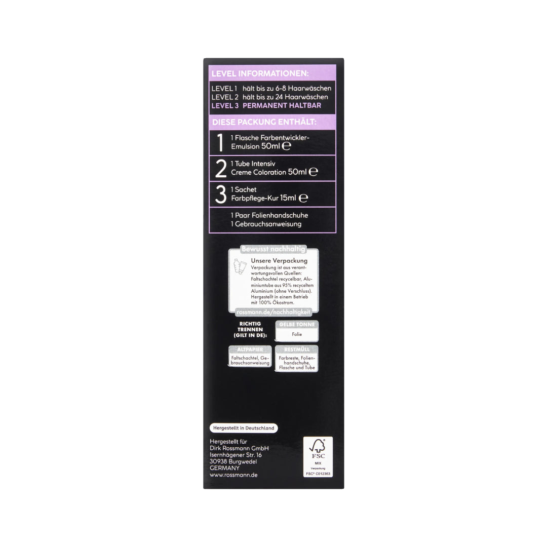 ISANA PROFESSIONAL Hair Dye Intensive Cream 67 Chocolate Brown