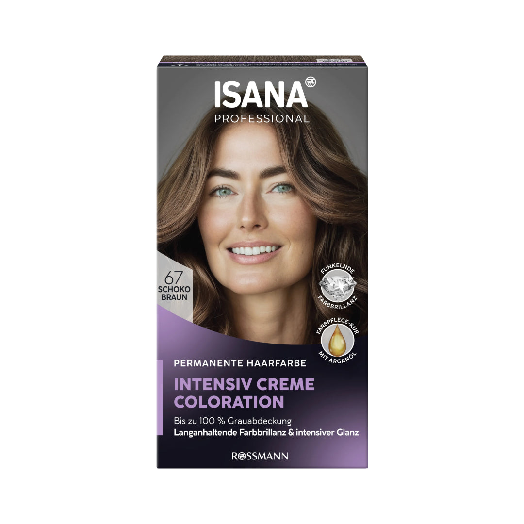 ISANA PROFESSIONAL Hair Dye Intensive Cream 67 Chocolate Brown