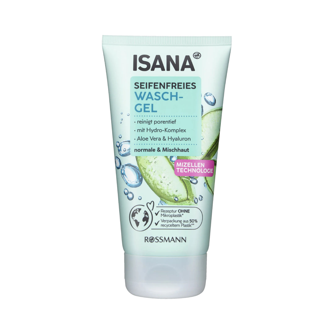 ISANA Soap-free Washing Gel with Aloe Vera and Hyaluronic Acid 150ml