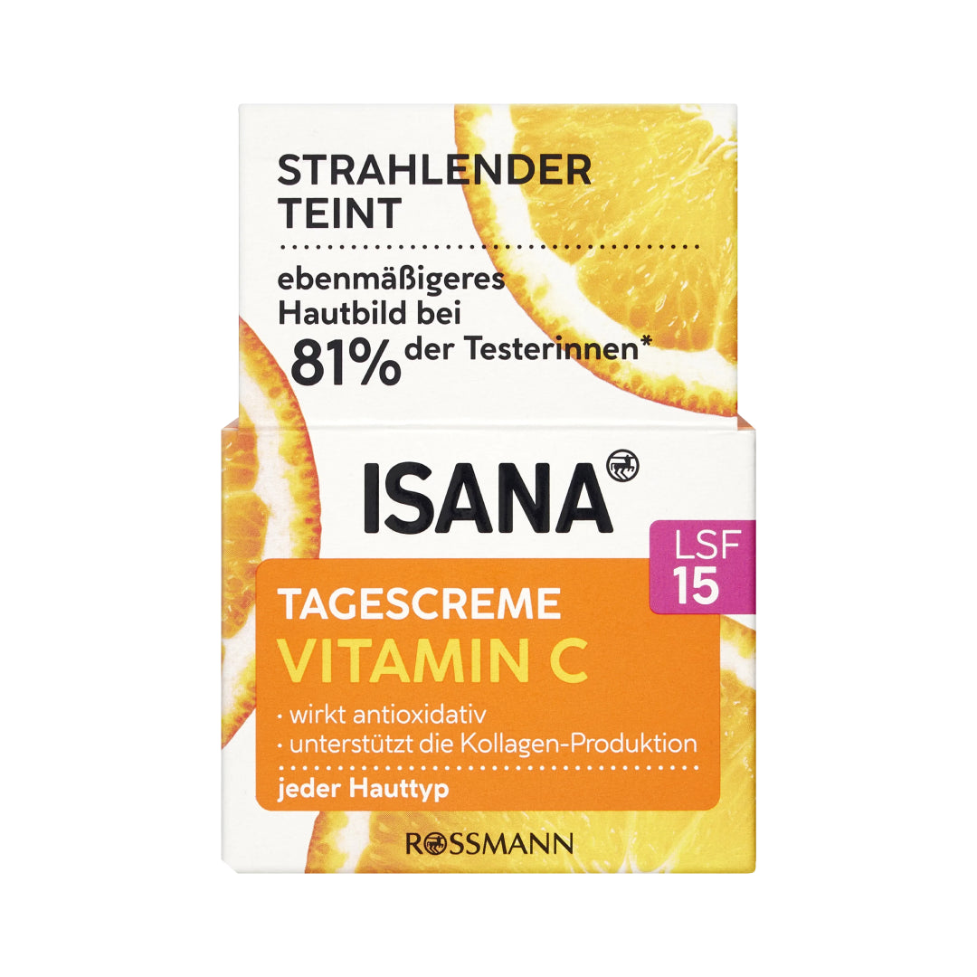 Isana Vitamin C Day Cream SPF 15, 50ml