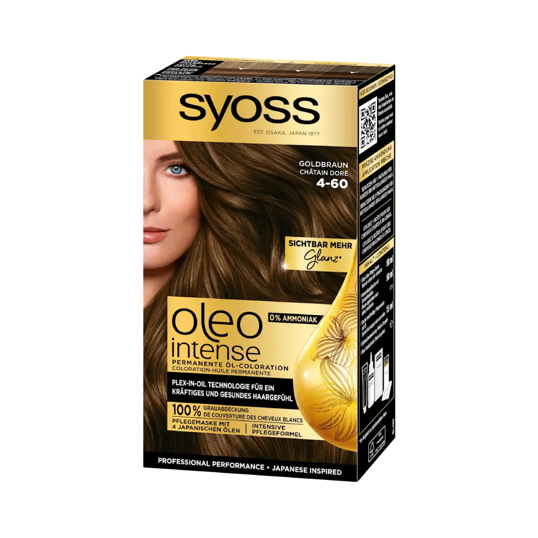 Syoss Hair Dye Oleo Intense 4-60 Golden Brown