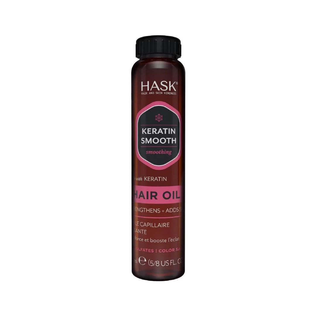 Hask Keratin Smoothing Hair Oil 18ml