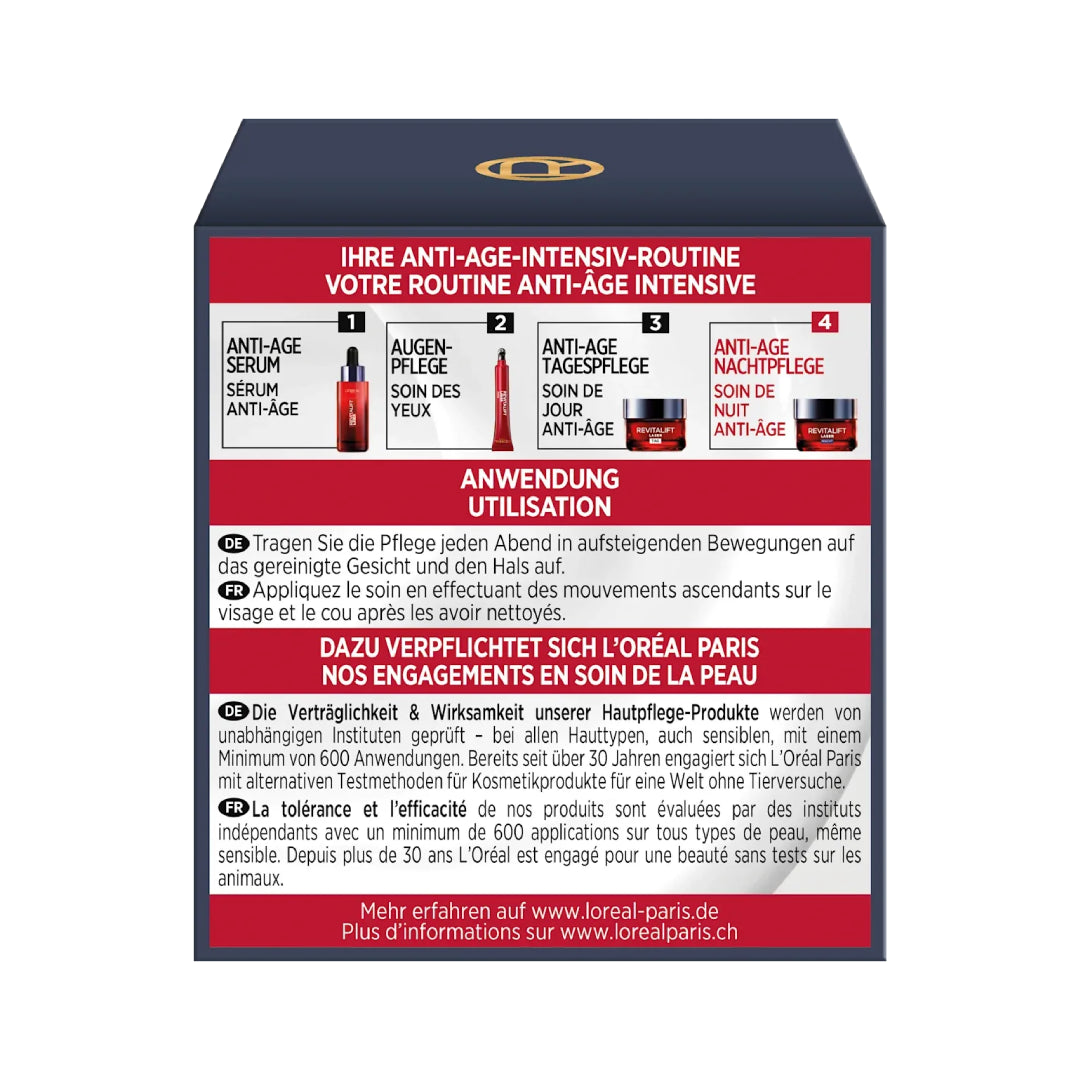 L'ORÉAL PARIS REVITALIFT Laser X3 Anti-Aging Night Cream Mask 50 ml