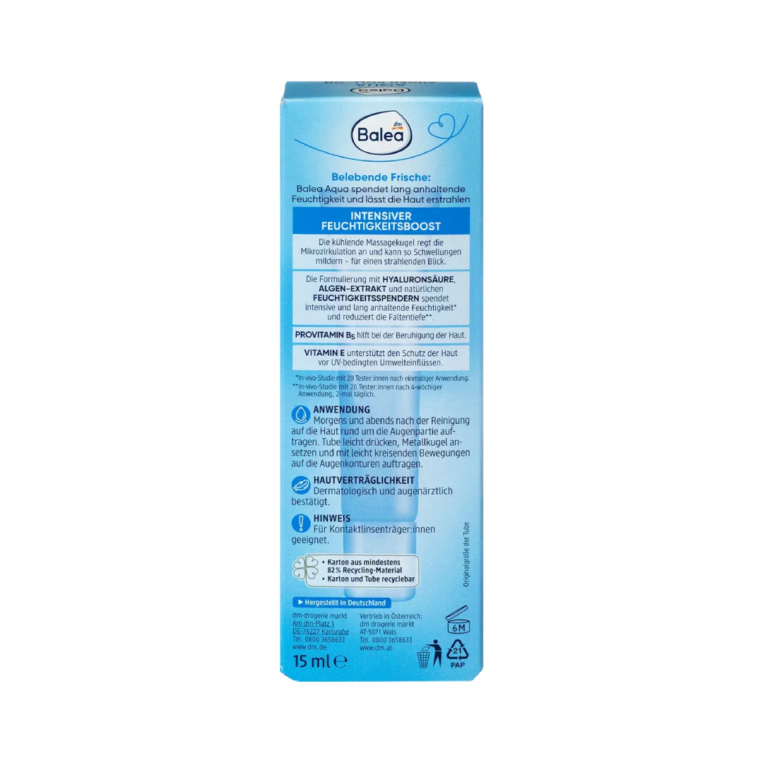 Balea Aqua Eye Roll-On 15 ml