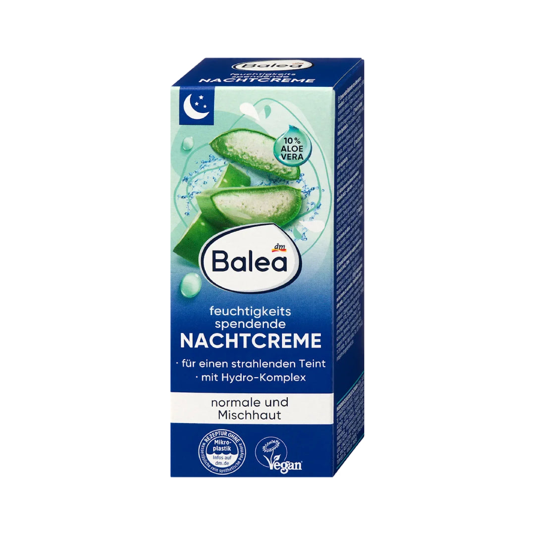 Balea Hydrating Night Cream with Aloe Vera 50 ml