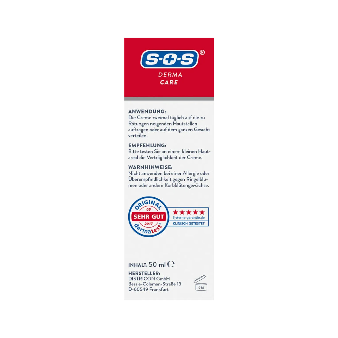 SOS Derma Care Anti-Redness Face Cream Acute 50 ml