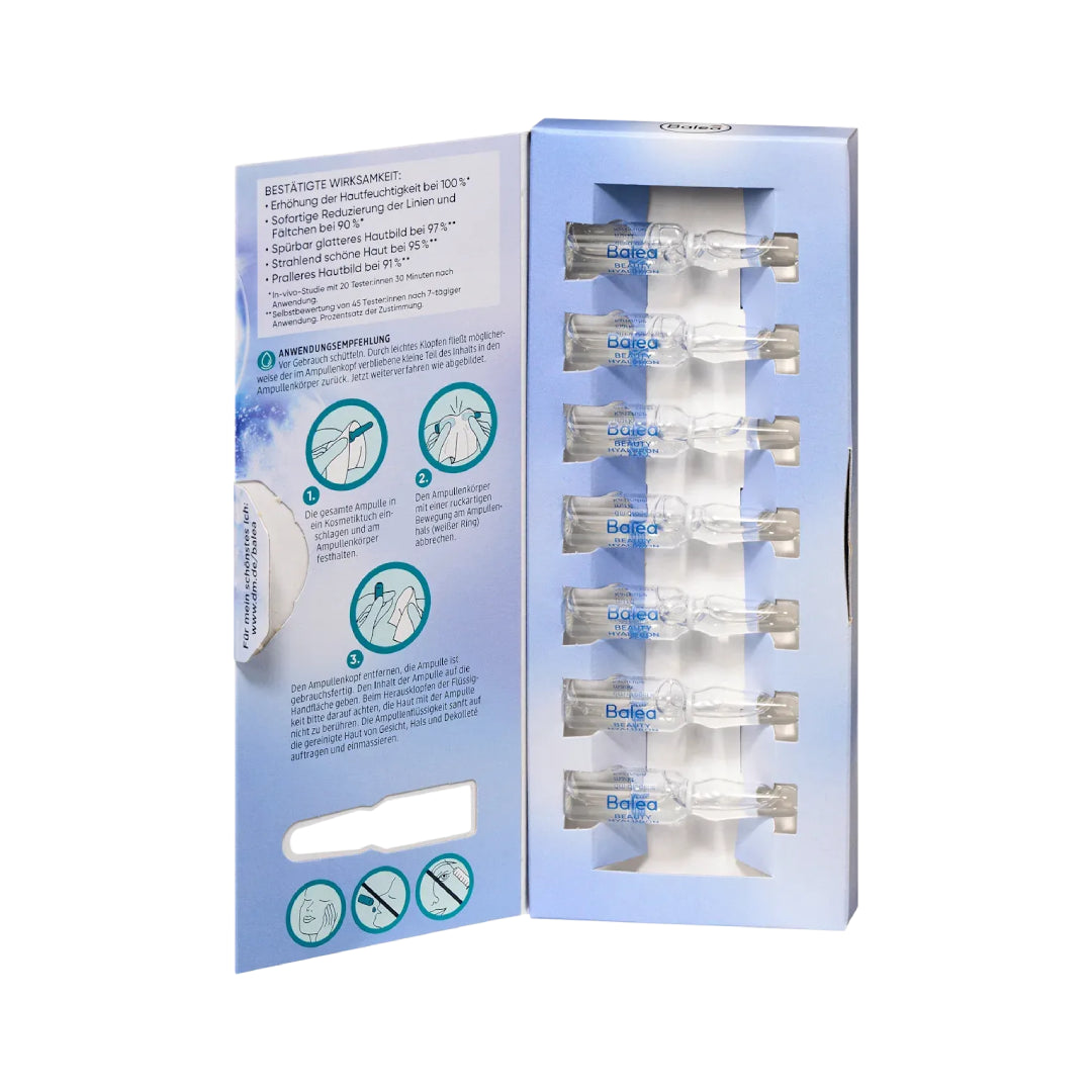 Balea Beauty Hyaluron Lifting Treatment Ampoules 7*1ml