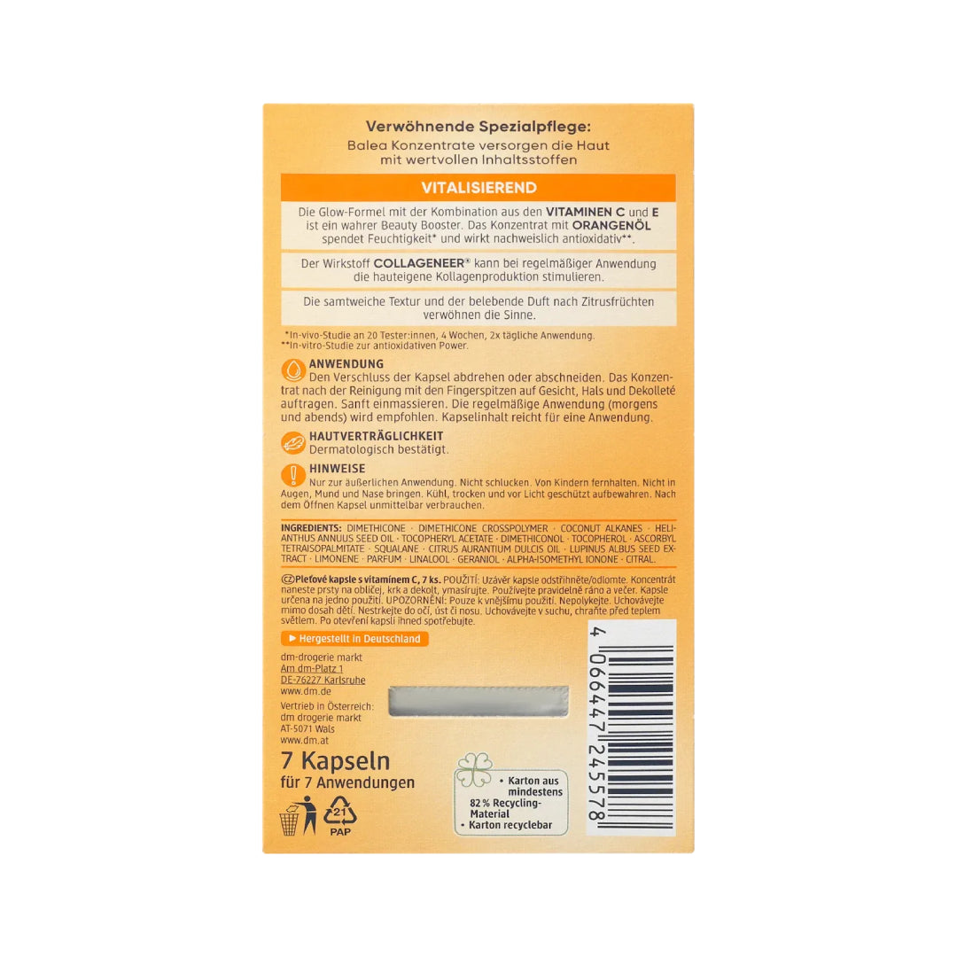Balea Vitamin C serum Concentrate capsules *7
