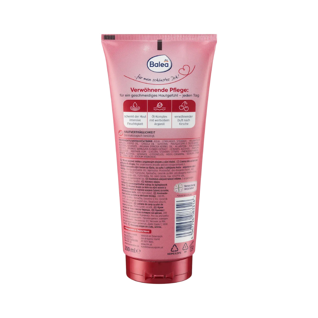 Balea Cherry Cream-Oil Body Lotion 200ml
